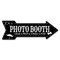 Signmission Photo Booth Arrow Decal Funny Home Decor 18in Wide D-A-999676 - alternate 1